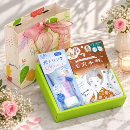 Giftset 20/10: Mặt Nạ Se Khít Lỗ Chân Lông Hương Trà Đen Clear Turn 7 miếng và Tinh chất chống nắng Suncut SPF50+ PA++++ 80g