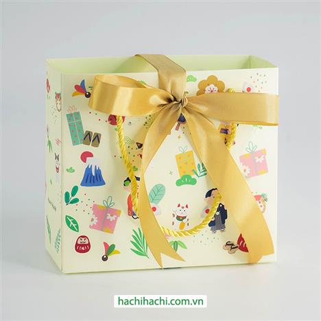 Hộp giấy giftset Hachi Hachi 2302 (14x18.5x6.5cm)