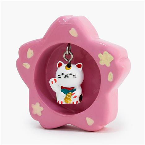 Nam châm hít trang trí tủ lạnh (Hoa anh đào Sakura & mèo may mắn)