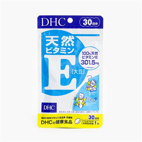 TPBVSK: Viên uống DHC Natural Vitamin E soybean Nhật Bản 30 ngày, chống oxy hóa, hạn chế lão hóa da