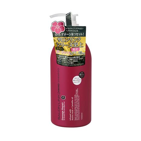 Dầu gội phục hồi tóc hư tổn Nhật Bản Salon Link Amino hoa trà Tsubaki 1L