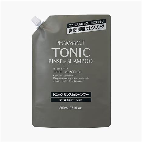Dầu gội xả dành cho nam Nhật Bản Pharmaact cool tonic rinse in shampoo 800ml