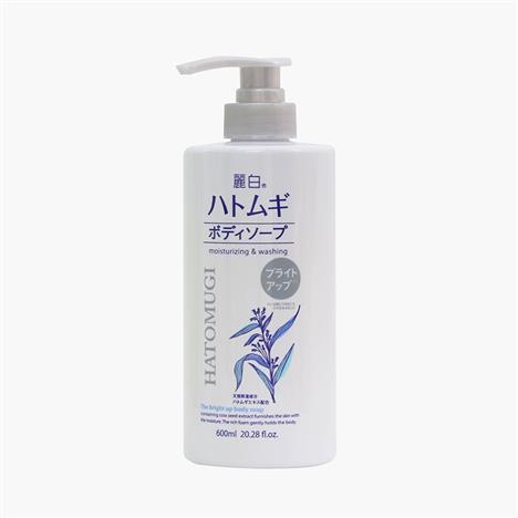Sữa tắm Hatomugi Nhật Bản cấp ẩm giúp dưỡng trắng sáng da Reihaku 600ml