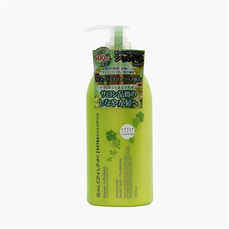 Dầu gội đầu phục hồi tóc hư tổn Nhật Bản Salon Link chiết xuất nho Chardonnay 1000ml