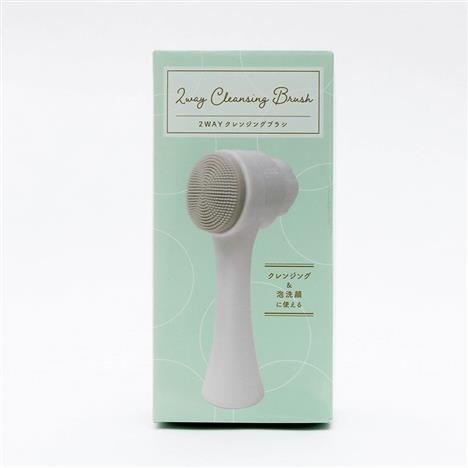 Cọ rửa mặt massage 2 đầu silicone 3D làm sạch sâu, tẩy da chết