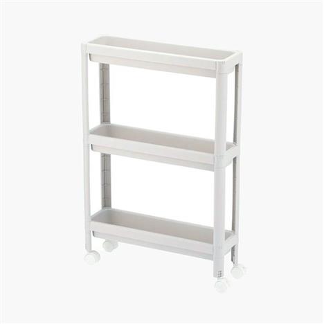 Kệ để đồ đa năng 3 tầng có bánh xe Slim Storage Wagon 50x15.1cm