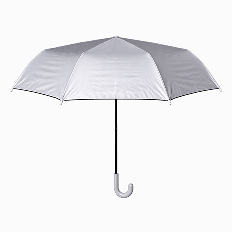 Cây dù gấp gọn, tay cầm móc treo 53cm (Tím nhạt) 