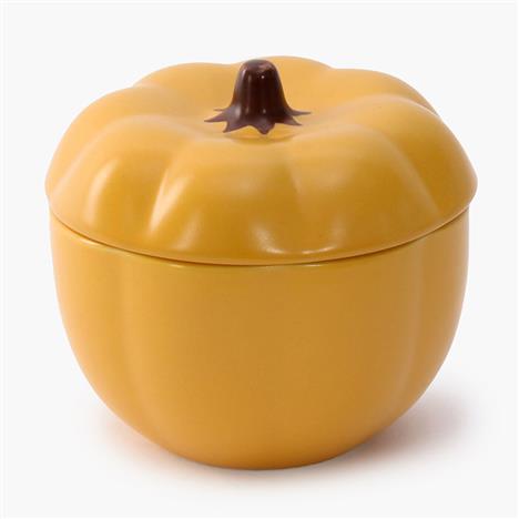 Chén bát gốm có nắp 10cm (Hình bí đỏ vàng), dùng được lò vi sóng