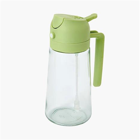 Bình đựng dầu ăn có vòi rót & vòi xịt 2 way 460ml (Xanh)