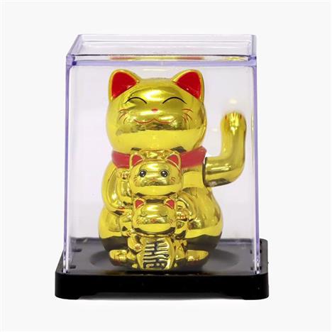 Mèo vẫy tay trang trí Solar năng lượng mặt trời