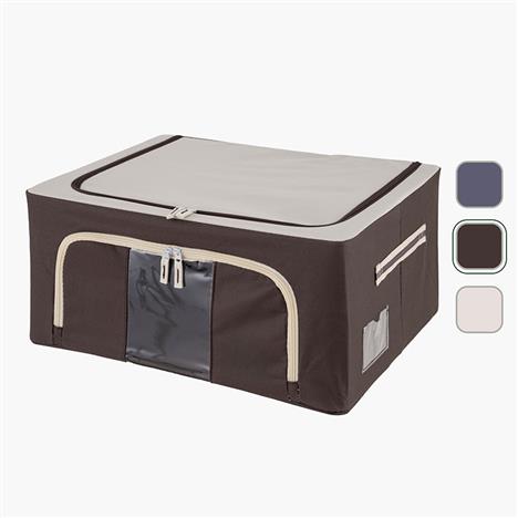 Hộp đựng quần áo gấp gọn có cửa sổ 50x40cm (Nhiều mẫu)-Giao mẫu ngẫu nhiên