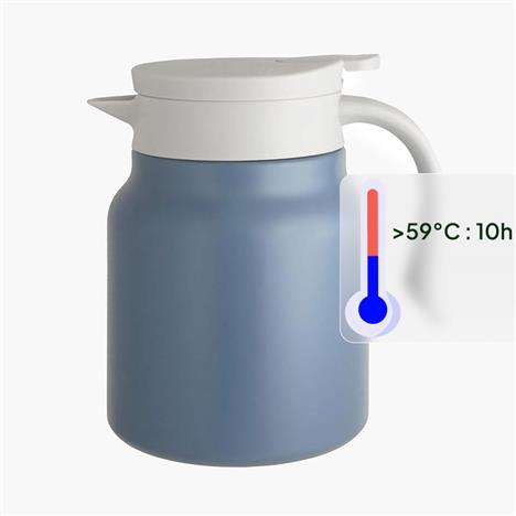 Bình giữ nhiệt Living 1L (Xanh) Kèm lưới lọc trà SUS 304