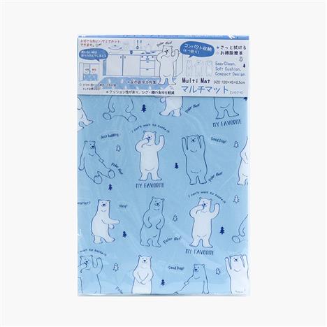 Thảm lót sàn nhà bếp gấp gọn 120x45cm (Gấu bắc cực)