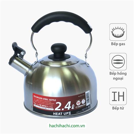 Ấm inox nấu nước Pearl Metal 2.4L 