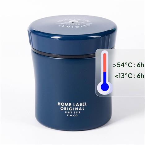 Hộp giữ nhiệt Pearl Metal Home Label 400ml (Xanh)