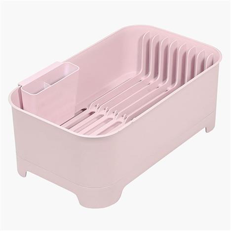 Bộ khay rổ úp chén đĩa, ly tách Nhật Bản có ống thoát nước Pearl Metal 37x22cm