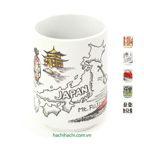 Ca, cốc, ly sứ Nhật Bản 300ml (Nhiều mẫu)-Giao mẫu ngẫu nhiên