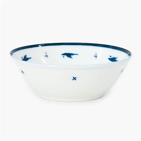 Tô sứ Nhật Bản 14.5cm (Họa tiết chim vỗ cánh), dùng được lò vi sóng