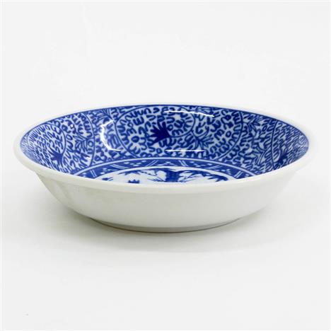 Đĩa sứ Nhật Bản 14cm,đĩa gốm sứ sâu lòng (Tùng Trúc Mai), dùng được lò vi sóng