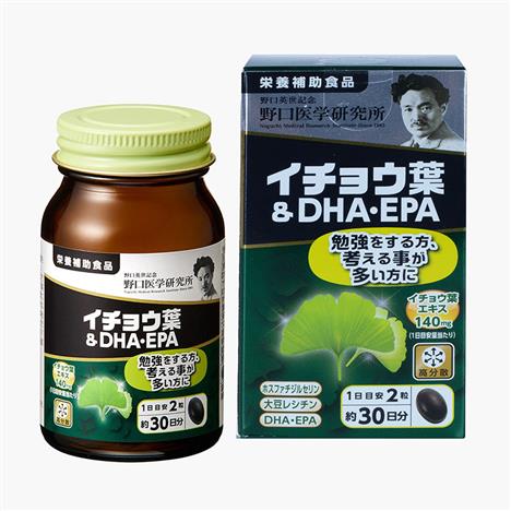 TPBVSK: Viên uống Noguchi Ginkgo Biloba DHA-EPA Nhật Bản 60 viên, tăng tuần hoàn máu não, cải thiện trí nhớ