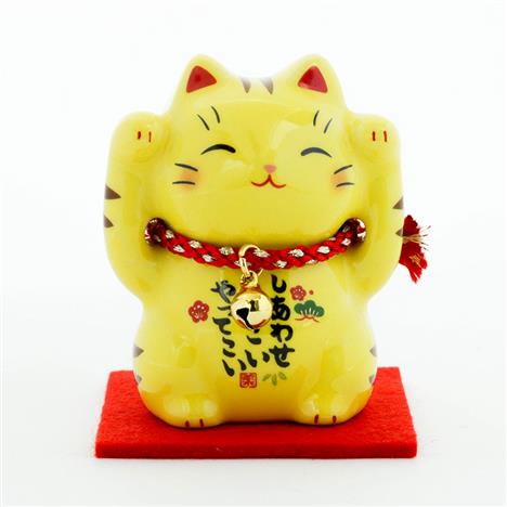 Mèo may mắn trang trí 6cm