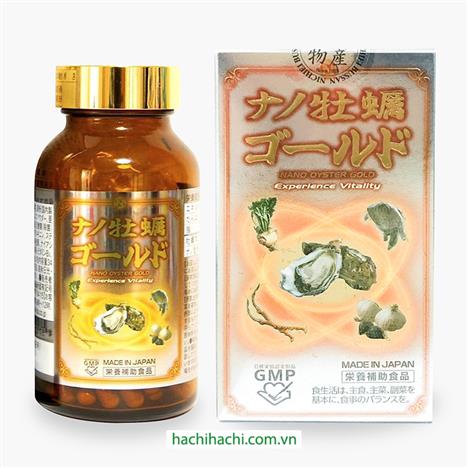TPBVSK: Viên uống Nano Oyster Gold Nhật Bản 120 viên, bổ sung chiết xuất hàu, tăng sức khỏe