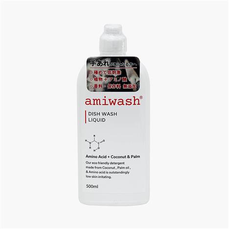 Nước rửa chén gốc thực vật dịu nhẹ da tay Amiwash 500ml