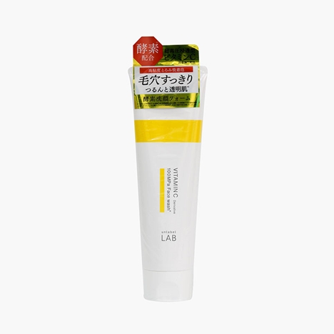 Sữa rửa mặt Nhật Bản làm sạch sâu bổ sung vitamin C Unlabel Lab 100mpa 130g
