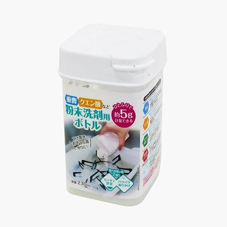 Hộp đựng bột tẩy rửa Baking Soda, xà phòng, có sẵn mức đo lường 5g (230ml)