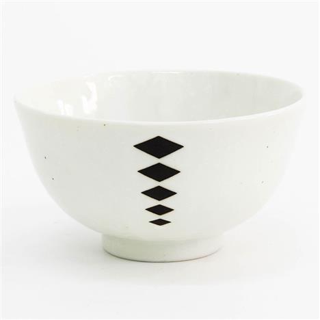 Chén bát sứ Nhật Bản, chén bát ăn cơm 11cm (Modern Diamond), dùng được lò vi sóng