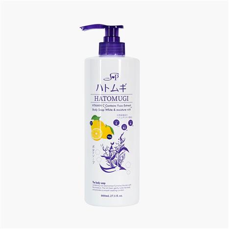 Sữa tắm dưỡng ẩm và làm trắng da Nhật Bản SP Hatomugi White & Moisture rich 800ml