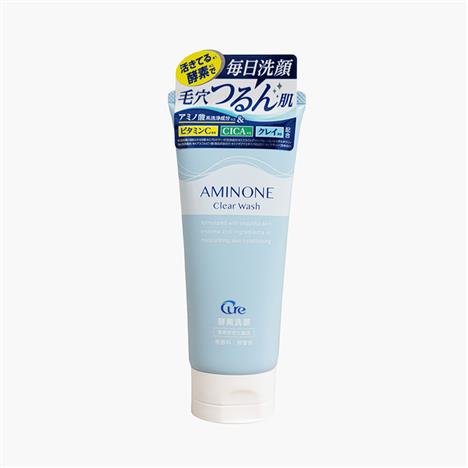 Sữa rửa mặt Cure Aminone Clear Wash 130g, dưỡng ẩm, sáng da