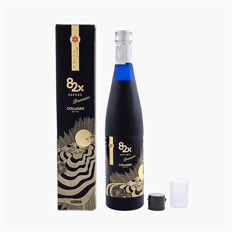 TPBVSK: Nước uống Collagen Nhật Bản 82X 120000 Sakura Premium 500g, giảm lão hóa, da sáng mịn, đàn hồi