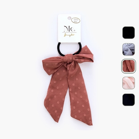 Dây cột tóc đính nơ dài (Nhiều mẫu)-Giao mẫu ngẫu nhiên