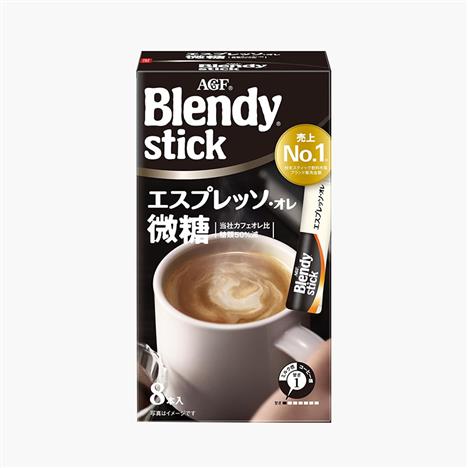 Cà phê sữa Espresso Au lait Blendy ít đường 49.6g (6.2gx8gói)