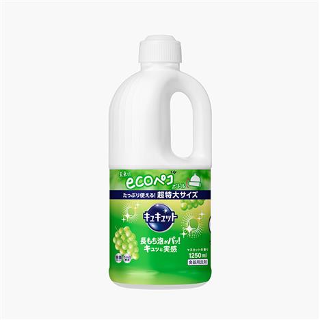 Nước rửa chén Kyukyuto Kao chống khuẩn tạo bọt hương nho 1.25L