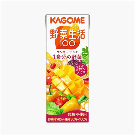 Nước ép rau củ quả nguyên chất Kagome Mango Salad 200ml