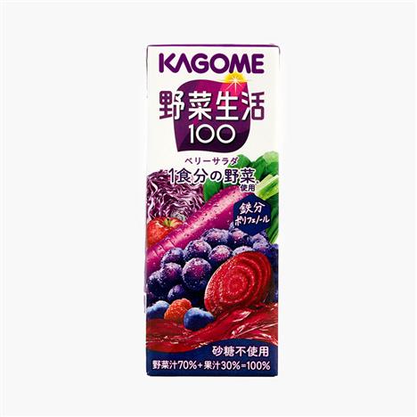 Nước ép rau củ quả nguyên chất Kagome Berry Salad 200ml