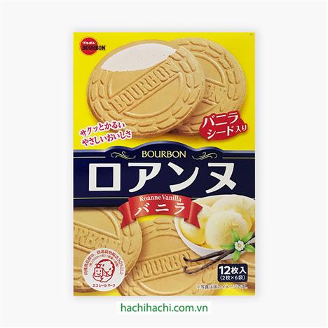 Bánh Bourbon Roanne vị vani 85,2g (2 cái x 6 gói)