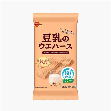 Bánh xốp sữa đậu nành Bourbon 112.8g (2 cái x 8 gói)