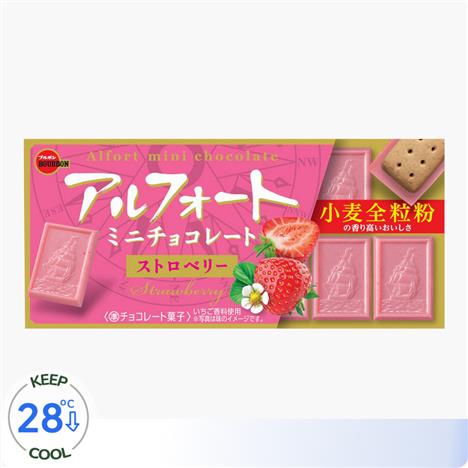 Bánh quy socola Alfort vị dâu cao cấp 55g