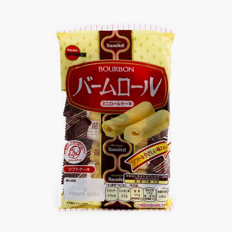 Bánh Nhật Bản Bourbon BaumRoll kem 91g (7 cái)