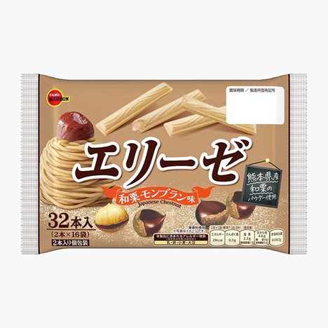 Bánh Bourbon quế Nhật Bản Elise vị hạt dẻ 115.2g (2 cái x 16 gói)