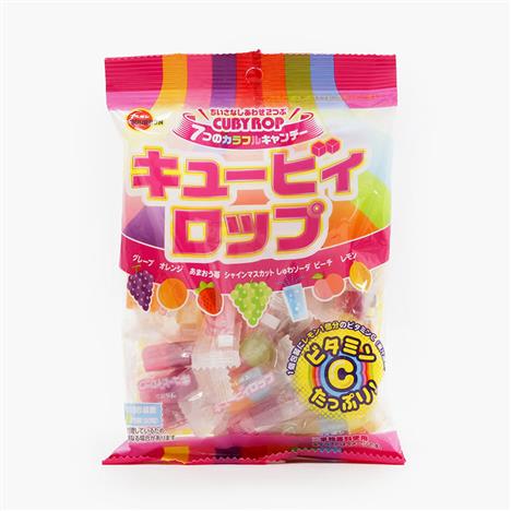 Kẹo trái cây Nhật Bản Cuby Rop Bourbon 100g (25 viên)