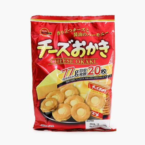 Bánh gạo Nhật Bản Bourbon vị phô mai 77g (20 cái) 
