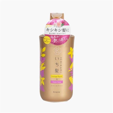 Dầu gội phục hồi hư tổn Nhật Bản dành cho tóc nhuộm Kracie Ichikami 480ml