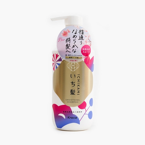 Dầu gội Nhật Bản suôn mượt Ichikami smoothing shampoo 450ml