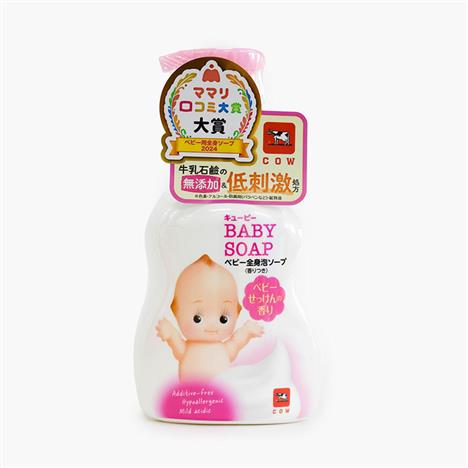 Sữa tắm tạo bọt thơm mát cho bé Cow baby soap 400ml