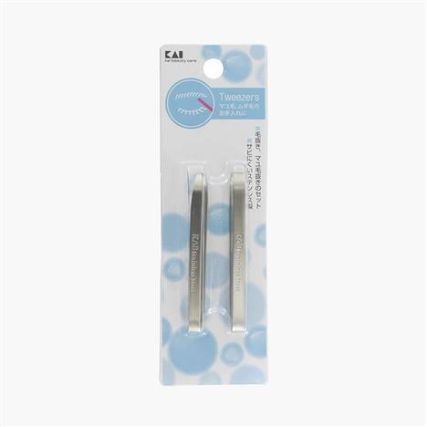 Bộ nhíp nhổ lông mày, râu, tóc bạc Kai 2 cái