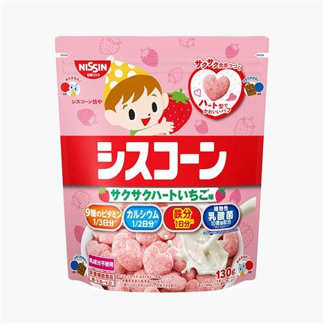 TPBS: Ngũ cốc dinh dưỡng Nhật Bản Nissin Ciscorn vị dâu 130g